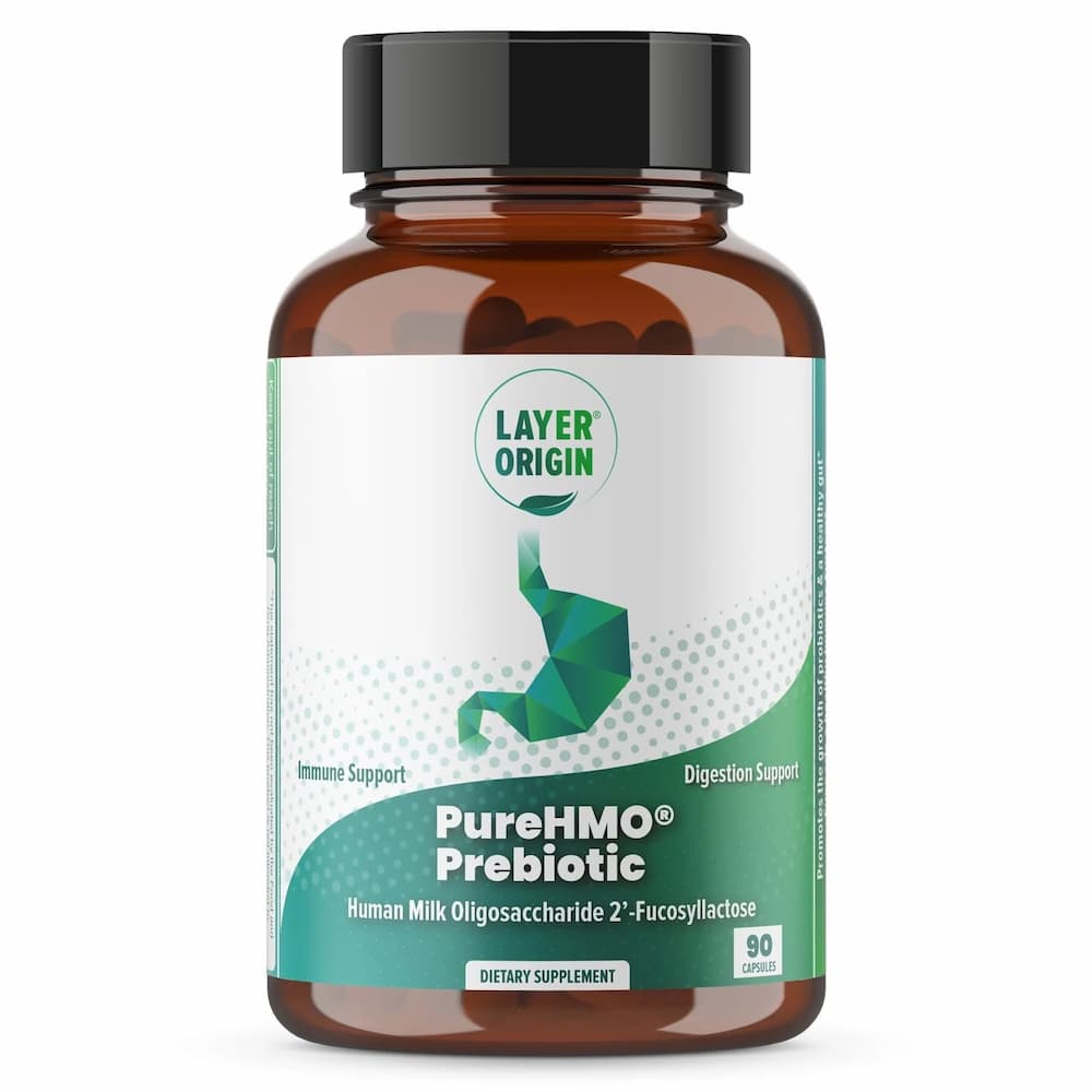 PureHMO® Human Milk Oligosaccharide Super Prebiotic Capsules - 90 capsules | Layer Origin