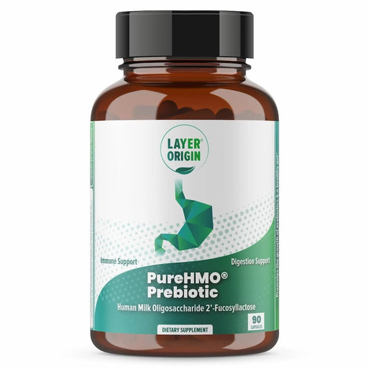 PureHMO® Human Milk Oligosaccharide Super Prebiotic Capsules - 90 capsules | Layer Origin